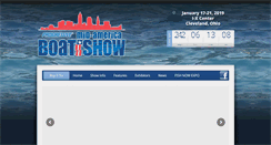 Desktop Screenshot of clevelandboatshow.com