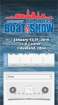 Mobile Screenshot of clevelandboatshow.com